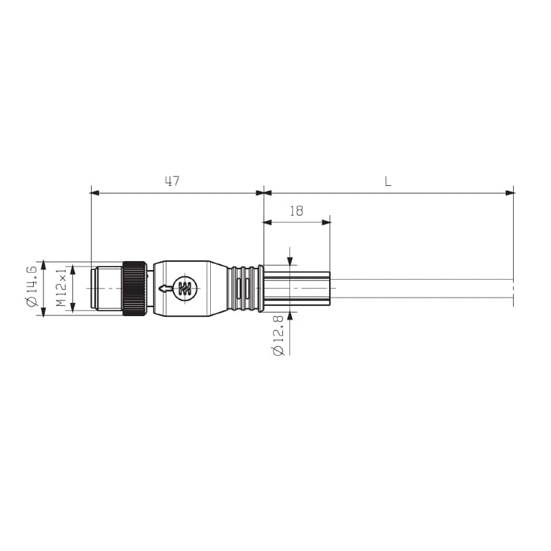 Шинный кабель SAIL-M12GM12W-CD-3.0B 1062190300
