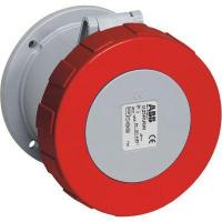 Розетка панельная 3125RU6W 125А 3P+E 6ч с прямым унифицир. фланцем IP67 ABB 2CMA167136R1000