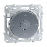 Механизм выключателя жалюзи 3-кл. СП Odace 6А IP21 3 позиц. алюм. SchE S53R208