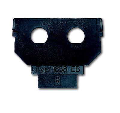 Суппорт (цоколь) для 2-х штекеров BNC ABB 2CKA001764A0091
