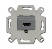 Механизм HDMI-розетки/разъема HDMI-type A Full HD 20 полюсов сер. ABB 2CKA000230A0432