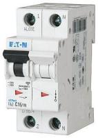 Выключатель автоматический модульный 2п (1P+N) C 0.25А 15кА FAZ-C0.25/1N EATON 278656
