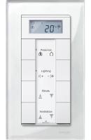 Рамка 2-м Merten стеклянная без перегородки бел. бриллиант SchE MTN404819