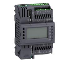 Контроллер ПЛК М172 дисплей 18 I/O Eth 2 RS485 SchE TM172PDG18R