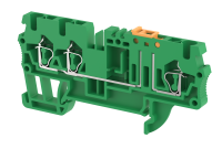 2102140003 Клемма с размыкателем на 3 подключения зеленая SQK2.5-1×2-GREEN