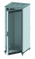 Шкаф напол. 24U 600х1000 передняя дверь-стекло; задняя глухая дверь; крыша укомплектована вводом и заглушками DKC R5IT2461GS