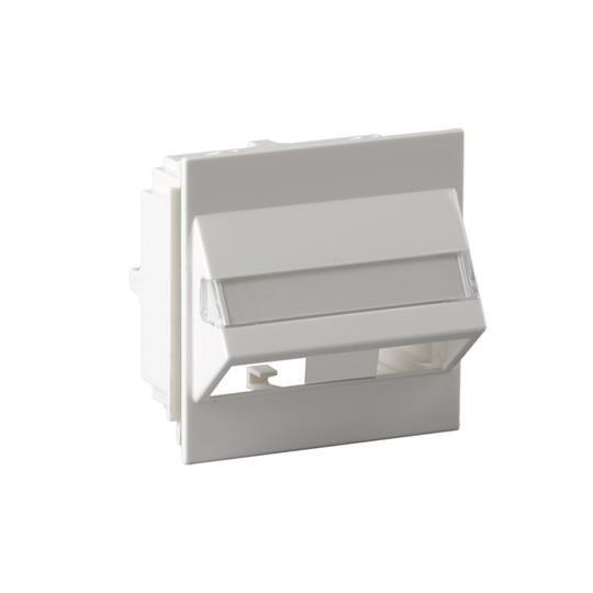 Коробка соединительная угловая с маркировкой белая ABB 2TKA001847G1