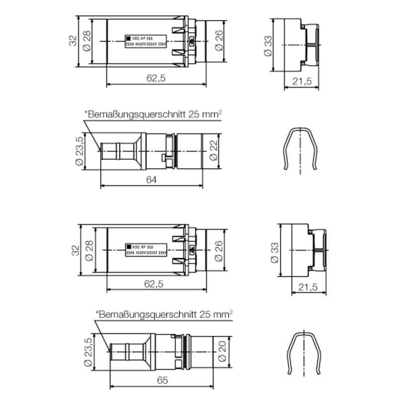 Профильное уплотнение HDC HP 250 F 50 1079740000