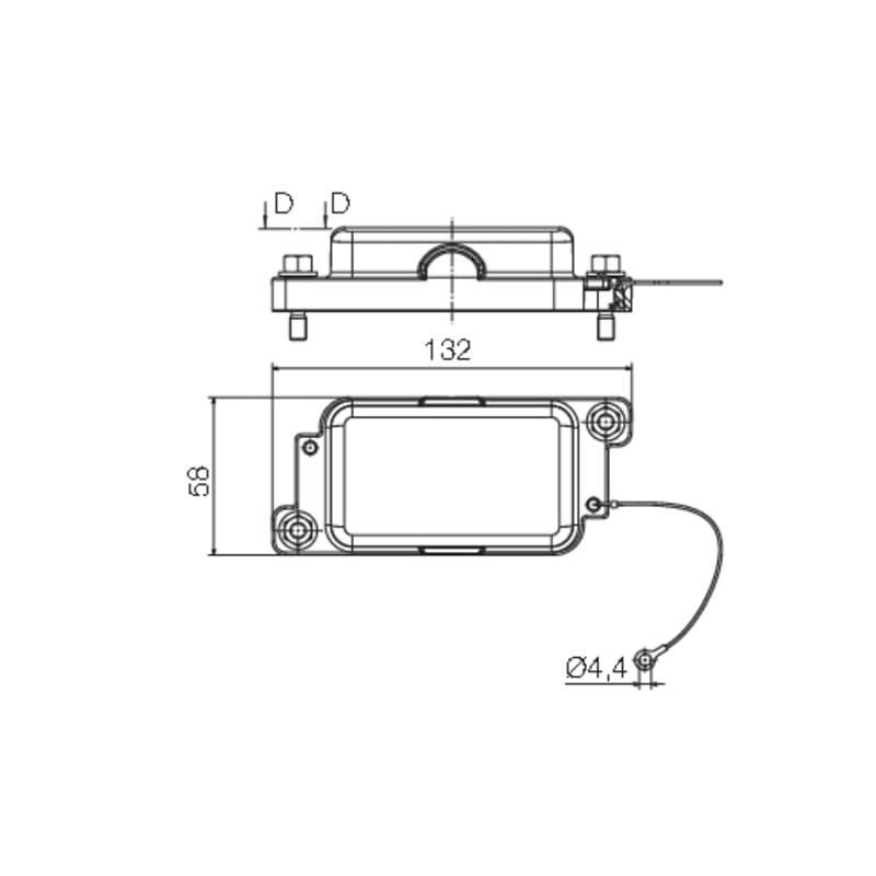 Профильное уплотнение HDC IP68 06B COVER 1083060000