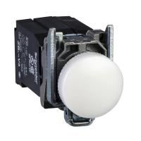 Лампа сигнальная 22мм LED 400В встр. трансф. бел. SchE XB4BV5B1