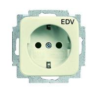 Розетка Schuko Busch-Duro 2000 SI 16А 250В с маркировкой "EDV" сл. кость ABB 2CKA002011A2159