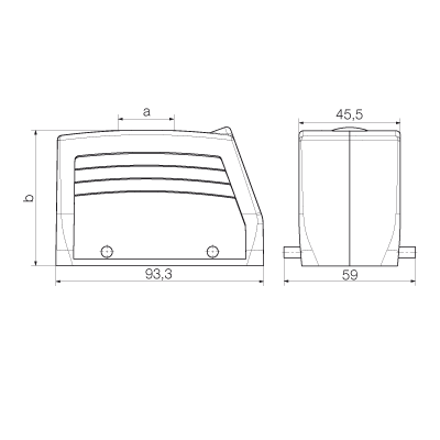 Корпус HDC 16B TOBU 1M25G 1788210000