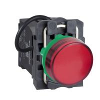 Лампа сигнальная встроенный светодиод. красн. SchE XB5AV5B4