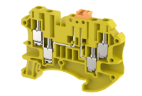 1203150004 Клемма с размыкателем на 4 подключения желтая TQK4-2×2-YELLOW