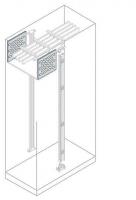 Перегородка верт. каб. секции 200х200мм ABB EE2040