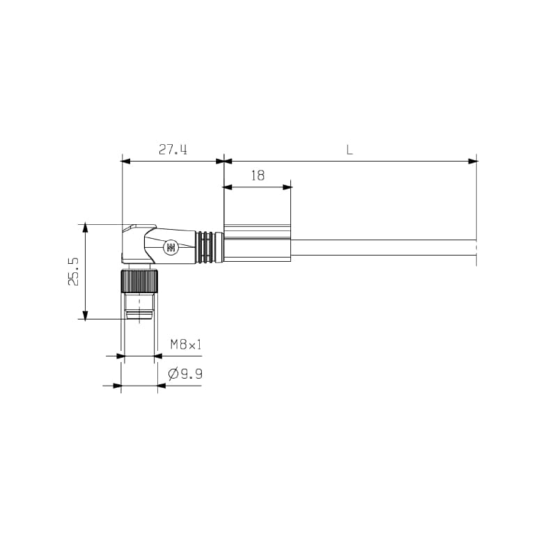 Круглые соед. разъемы|Прово SAIL-M8WM8WR-3-1.5V 1948670150