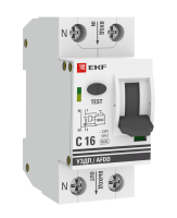 Устройство защиты от дугового пробоя 1P+N C 20А 6кА УЗДП PROxima EKF afdd-2-20C-pro