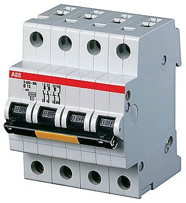 Выключатель автоматический модульный 4п (3P+N) Z 32А 25кА S203P Z32NA ABB 2CDS283103R0538