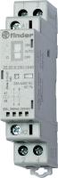 Контактор модульный 2NC 25А AgNi 230В AC/DC 17.5мм IP20 опции: мех.индикатор + LED FINDER 223202301420PAS