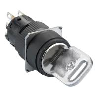 Переключатель 16мм 2 полож. черн. SchE XB6EAG221P