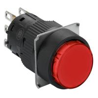 Кнопка с подсветкой 16мм 24В красн. SchE XB6EAW4B1P