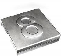 Маркировка для каб. стяжки нерж. сталь "8" (уп.100шт) ABB 7TCG009470R0072