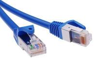 Патч-корд экранированный кат.5е F/UTP 4х2 LSZH 1.5м син. DKC RN5EFU4515BL