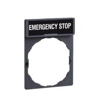 Этикетка "EMERGENCY STOP" SchE ZBY2330