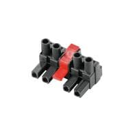Штекерный соединитель печат BLZ 7.62IT/06/180MF3 SN BK BX 1398900000