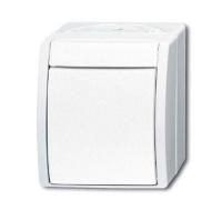 Переключатель проходной 1-кл. ОП Ocean 10А IP44 альп. бел. ABB 2CKA001085A1620