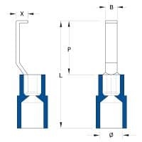 Наконечник HBT 2,5 - 4,6 BL 1233330000