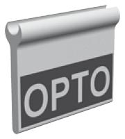 Табличка B40 с надписью OPTO SchE 1149420