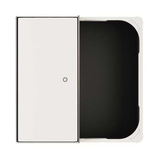 Клавиша двойная SR-2-85BL free@home SKY бел. ABB 2CLA852640A1101