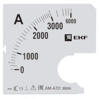 Шкала сменная для A721 3000/5А-1.5 PROxima EKF s-a721-3000