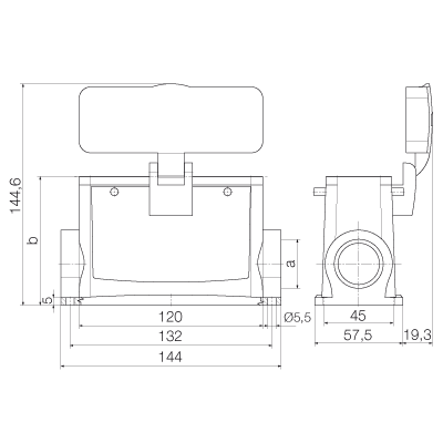 Корпус HDC 64D SDBO 2M32G 1786920000
