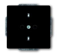 Розетка Schuko Solo/future 16А 250В защ. шторки антрацит ABB 2CKA002013A5265