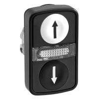 Головка кнопки двойная с маркир. + LED SchE ZB4BW7A17247