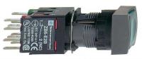 Кнопка 16мм 12 24В зел. с подсветкой SchE XB6CF3B5B