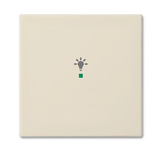 Клавиша одинарная SRL-1-92 free@home освещение Basic 55 сл. кость ABB 2CKA006220A0636