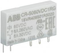 Реле CR-S060VDC1RG 60В DC 1ПК (250мА) позол. конт. ABB 1SVR405501R5020