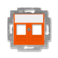 Накладка с суппортом Levit для информационных разъемов оранж. ABB 2CHH291018A4066