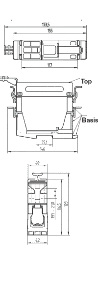 Профильное уплотнение HDC RailMate HB16 Set 1797520000