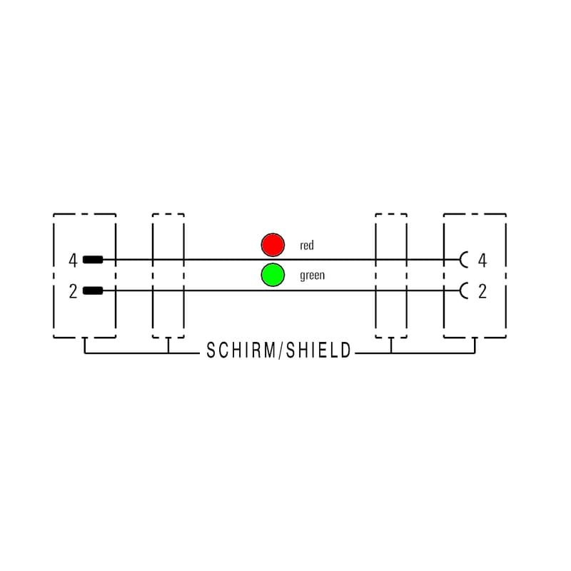 Круглые соед. разъемы|Прово SAIL-M12GM12G-PB-0.7D 1873310070