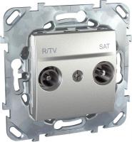 Механизм розетки СП R-TV-SAT Unica Top оконечная алюм. SchE MGU5.455.30ZD