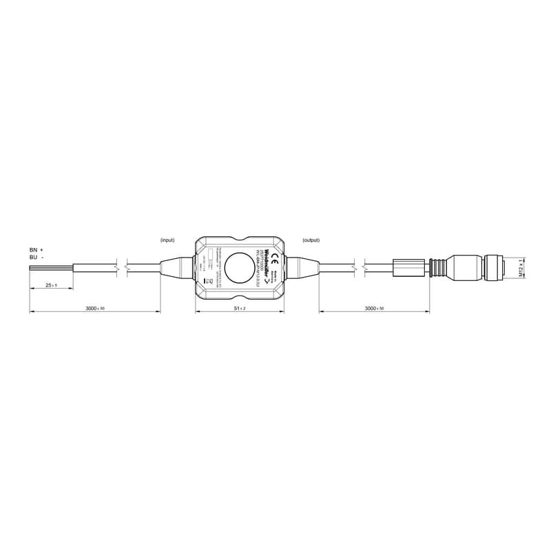 Indication- and signal lamp WIL-BM-JP-M12-3.0U 2537710000