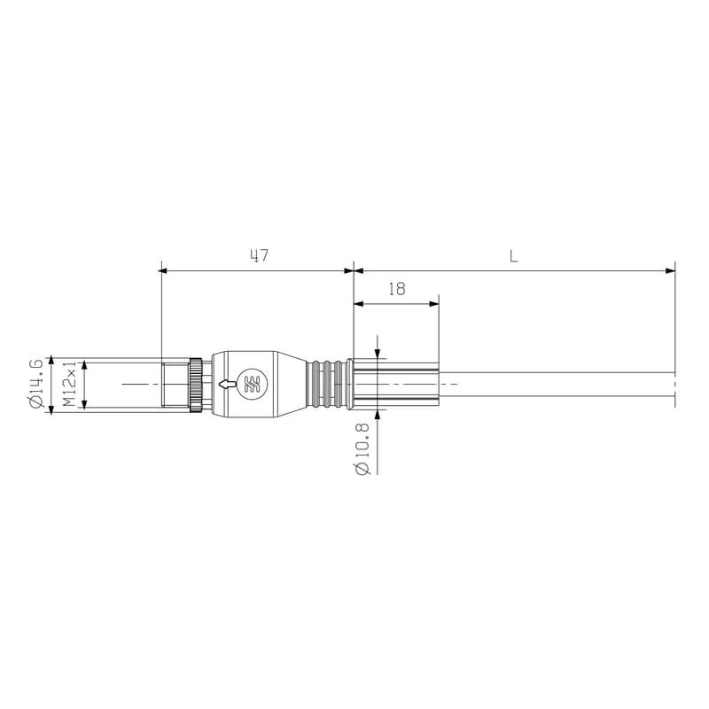 Круглые соед. разъемы|Прово SAIL-M12GM12G-4-8.3U 1906300830