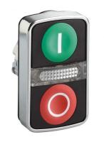 Головка кнопки двойная с маркир. + LED SchE ZB4BW7L37417