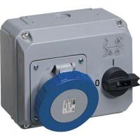 Розетка 63А 3P+N+E с выкл. и мех. блокировкой IP67 ABB 2CMA167905R1000