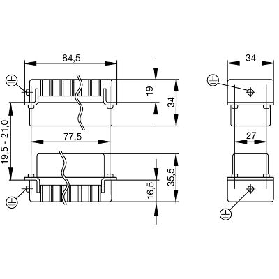 Промышленный разъём HDC HSB 6 MS 1498700000