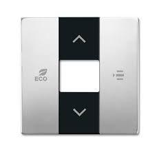 Накладка контроллера фанкойлов free@home сталь ABB 2CKA006220A0549
